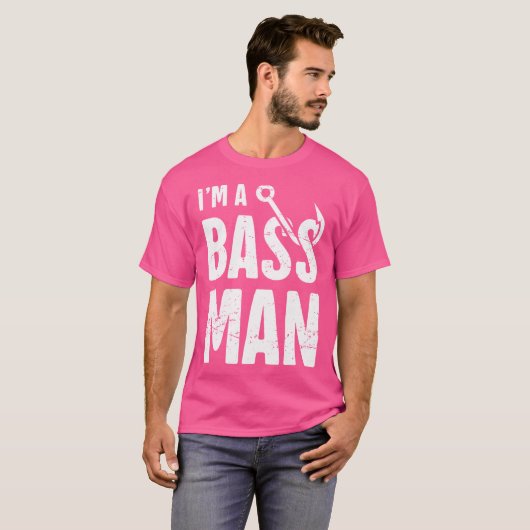 T-shirt Funny Basse Poisson Eau Douce Pêche Basse Pêche (Devant entier)