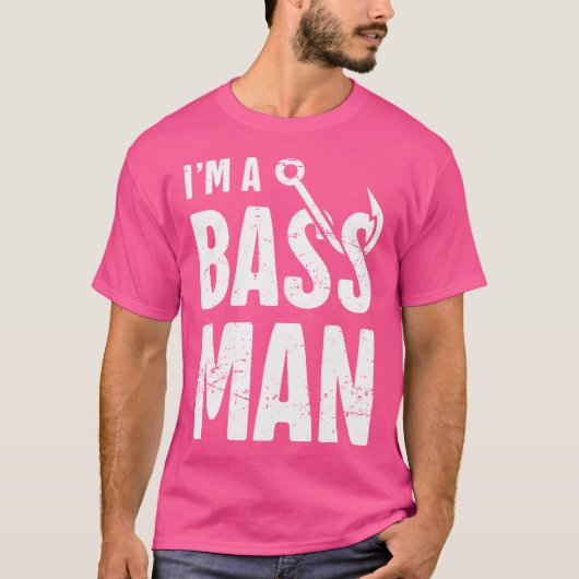 T-shirt Funny Basse Poisson Eau Douce Pêche Basse Pêche (Devant)