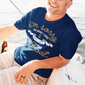 T-shirt Funny Bateau Nautique Bateau Pêche Cadeau Papa Che