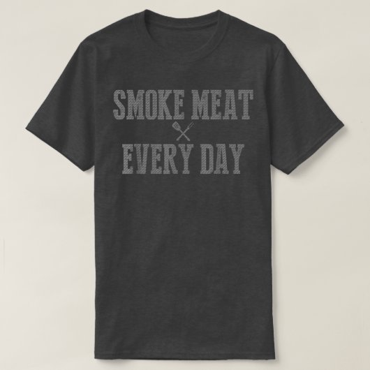 T-shirt Funny Bbq Smoker Accessoire Pitmaster Papa Grillin (Design devant)
