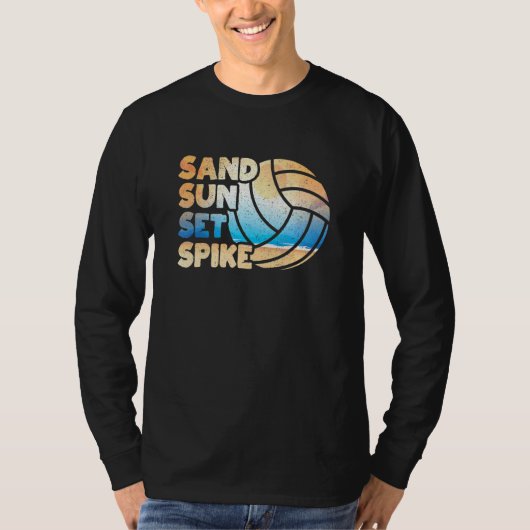 T-shirt Funny Beach Volleyball Lecteur Vball Citation Sand (Devant)