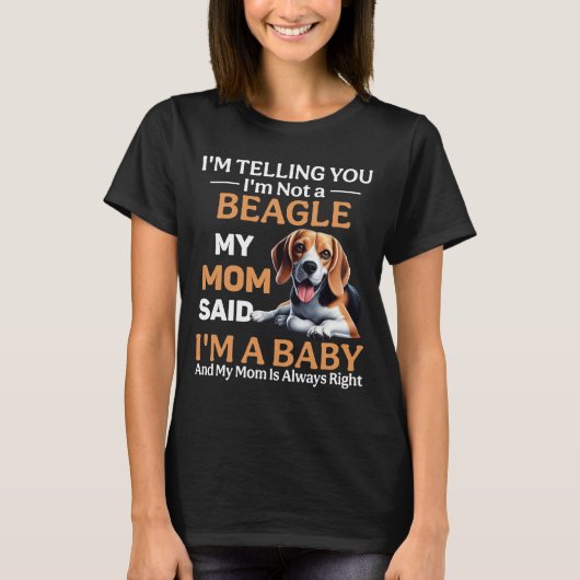 T-shirt Funny Beagle (Devant)