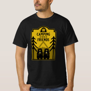 T-shirt Funny Bear Camp Adventure Canada
