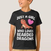T-shirt Funny Bearded Dragon Art For Women Girl Bearded Dr (Devant)