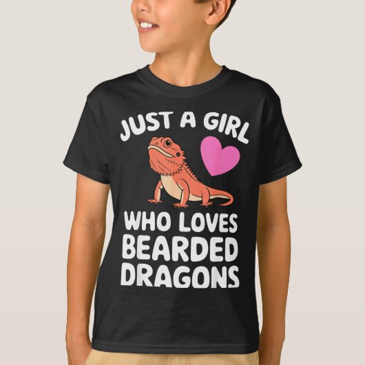 T-shirt Funny Bearded Dragon Art For Women Girl Bearded Dr (Devant)