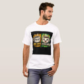 T-shirt Funny Before Coffee After Coffee Cartoon Coffee  (Devant entier)