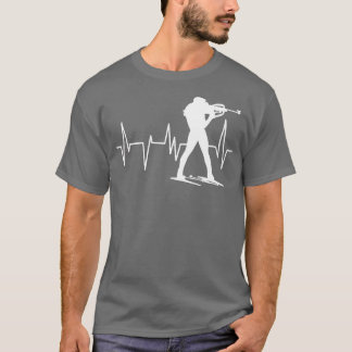T-shirt Funny Biathlon Winter Ski Skiing Fun Lovers (5) 