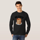 T-shirt Funny Big Stack Pancake Cool Hotcake Petit Déjeune (Devant entier)