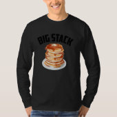 T-shirt Funny Big Stack Pancake Cool Hotcake Petit Déjeune (Devant)