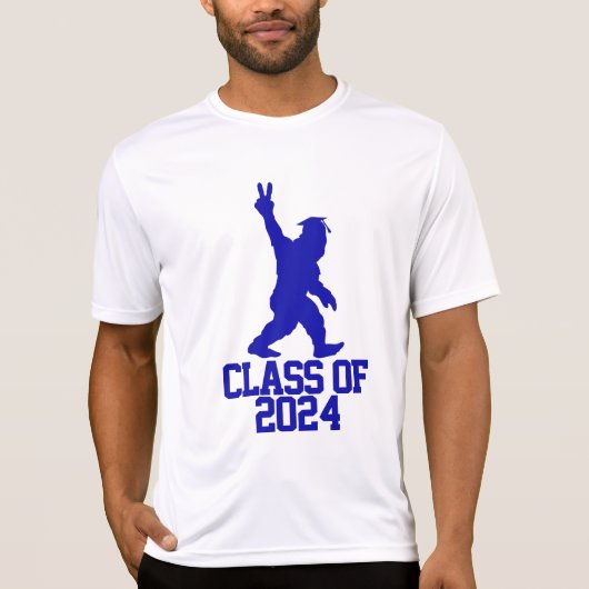 T-shirt Funny Bigfoot Class of 2024 - Graduation 2024 (Devant)