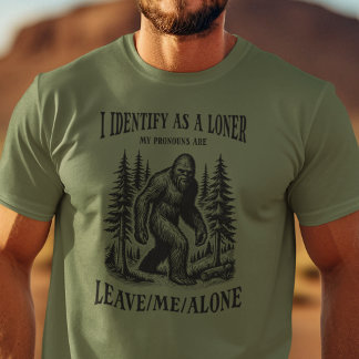 T-shirt Funny Bigfoot Pronounounes Mens