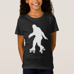T-Shirt Funny Bigfoot Roller Patinage