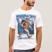 T-shirt Funny Bigfoot Sasquatch Cool Yeti aime Randonnée (Devant)