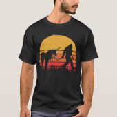 T-shirt Funny Bigfoot Sasquatch Et Unicorne (Devant)