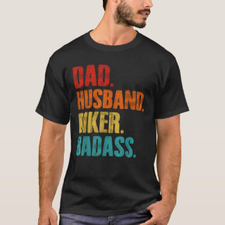 T-shirt Funny Biker Moto Papa Cadeaux De Fille Fils