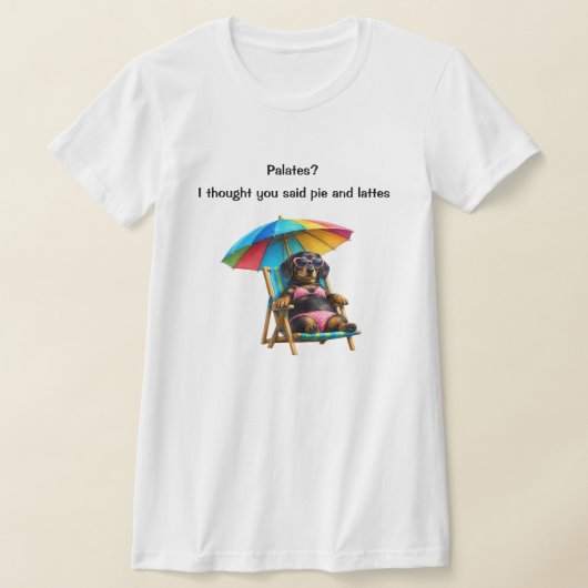 T-shirt Funny Bikini Dachshund (Poser)