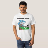 T-shirt Funny Billiards Pool Hall Rebel (Devant entier)