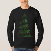 T-shirt Funny Binary Christmas Tree Ordinateur Programmate (Devant)
