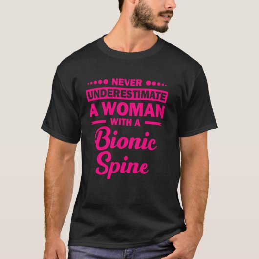 T-shirt Funny Bionic Spine Surgery (Devant)