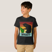 T-shirt Funny Black Cat Gift Pushing Christmas Tree Over C (Devant entier)