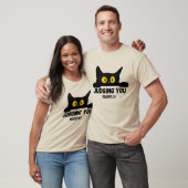 T-shirt Funny Black Cat Meme T-Shirt-Perfect pour Amoureux (Unisexe)