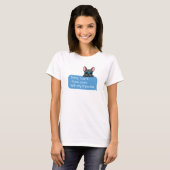 T-shirt Funny Blue French Bulldog (Devant entier)