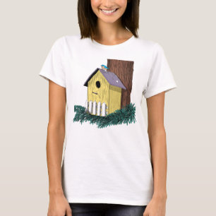 T-shirt Funny Bluebird sur Birdhouse
