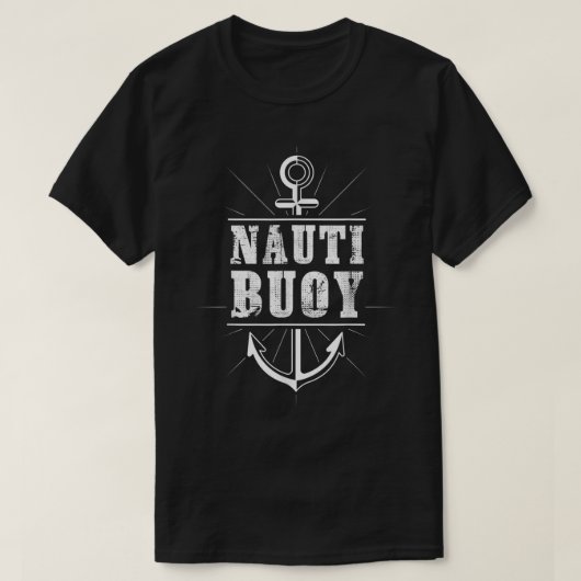 T-shirt Funny Boat Anchor Nautical Boat Captain Boating (Design devant)