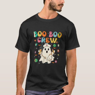 T-shirt Funny Boo Boo Crew Éffrayant Nurse Scrub Top Hallo
