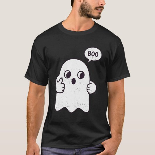 T-shirt Funny Boo Ghost Halloween Costume (Devant)