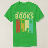 T-shirt Funny Book Lover Design (Design devant)