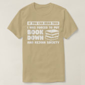T-shirt Funny Book Lover Quota Ideas For Readers & Bookwor (Design devant)