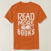 T-shirt Funny Book Reading Graphic Women Men Book Lovers L (Design devant)