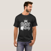 T-shirt Funny boss love lady Quote (Devant entier)