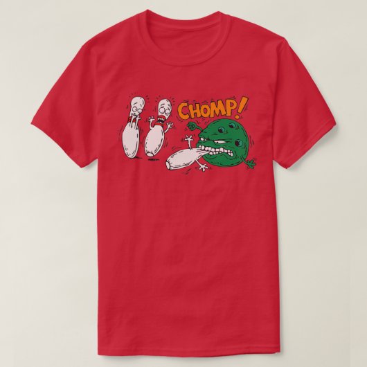T-shirt Funny Bowling 21 (Design devant)