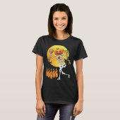 T-shirt Funny Bowling Skeleton Halloween Dancing (Devant entier)