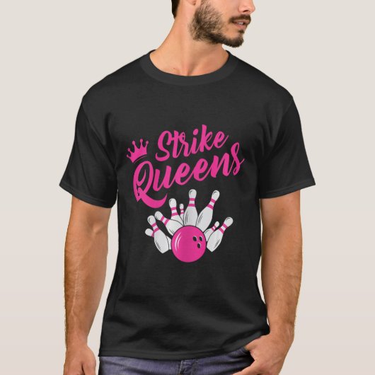 T-shirt Funny Bowling Tee Bowling Team Sport Grève Cadeau (Devant)