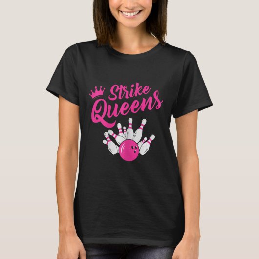 T-shirt Funny Bowling Tee Bowling Team Sport Grève Cadeau (Devant)