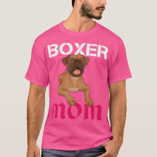 T-shirt Funny Boxer Maman Amoureux des chiens Novelty Shir