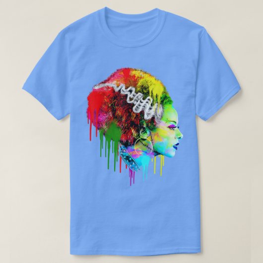 T-shirt Funny Bride Halloween (Design devant)