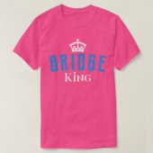 T-shirt Funny Bridge King Card Jeu (Design devant)