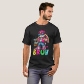 T-shirt Funny Bruh Meme Easter Day Bunny Eggs Teens Boys K (Devant entier)