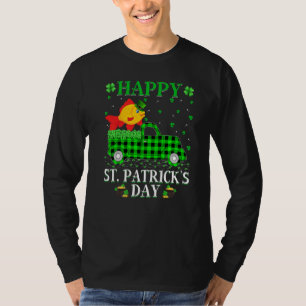 T-shirt Funny Buffalo Plaid Green Truck Goldfish St Patron