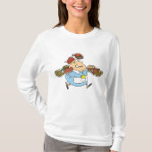 T-shirt Funny Busy Waitress Overworked Server (Devant)