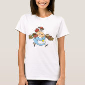 T-shirt Funny Busy Waitress Overworked Server (Devant)