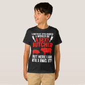 T-shirt Funny Butcher Design For Men Women Butchery Meat B (Devant entier)