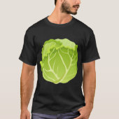 T-shirt Funny Cabbage Fruit Halloween Costume Cabbage (Devant)