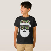 T-shirt Funny Camo Christmas Pajama Funny Camo Matching Fa (Devant entier)