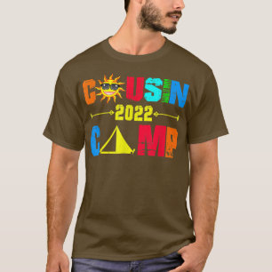 T-shirt Funny CAMP DE COUSIN 2022 Grand-mère Grand-père Ca