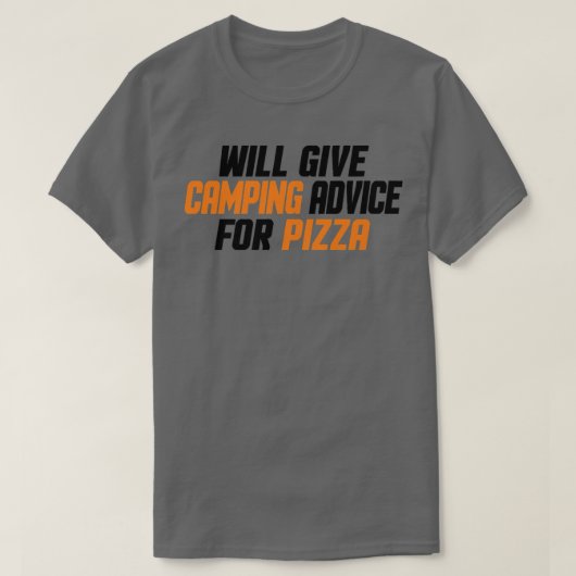 T-shirt Funny Camper, Donnera Des Conseils De Camping Pour (Design devant)